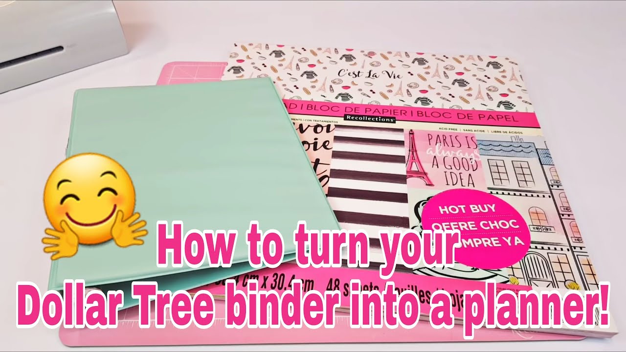 How to turn your Dollar Tree binder into a planner | Planning With Eli