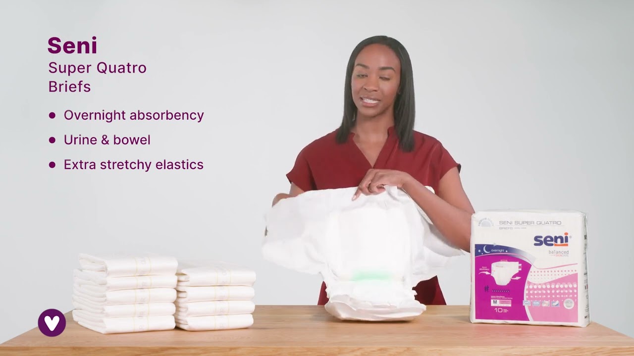 Seni Super Quatro Adult Diapers with Tabs | Carewell&rsquo;s Guide to Home Health