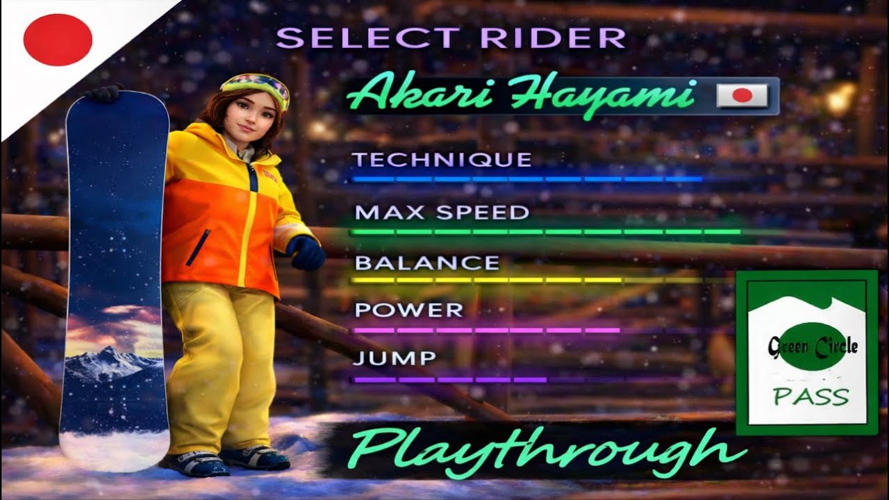 Akari Hayami | Match Race | 1080° Snowboarding N64 | Normal