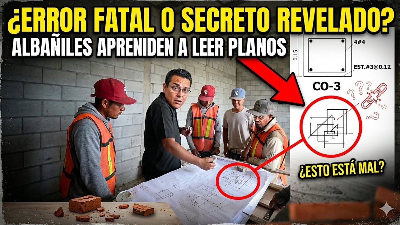 Los albañiles aprenden a leer Planos 