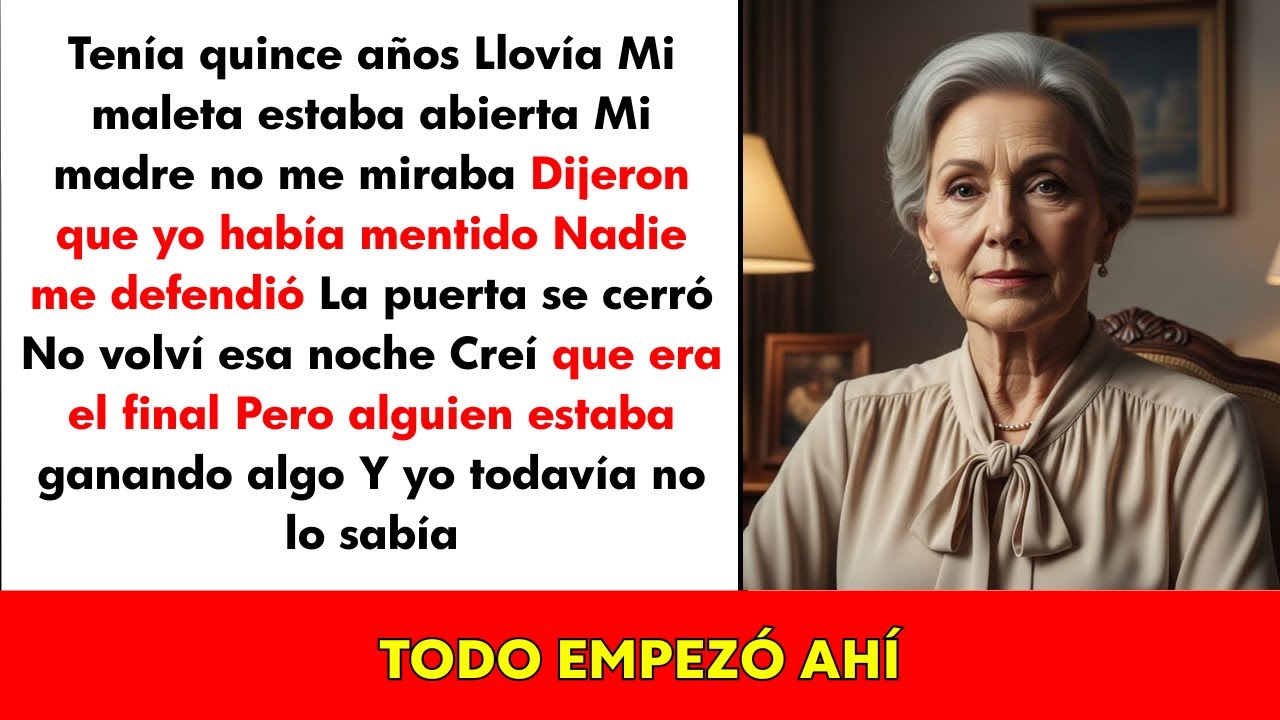 Me echaron de casa a los 15, bajo la lluvia, por una mentira… y ese fue el comienzo.
