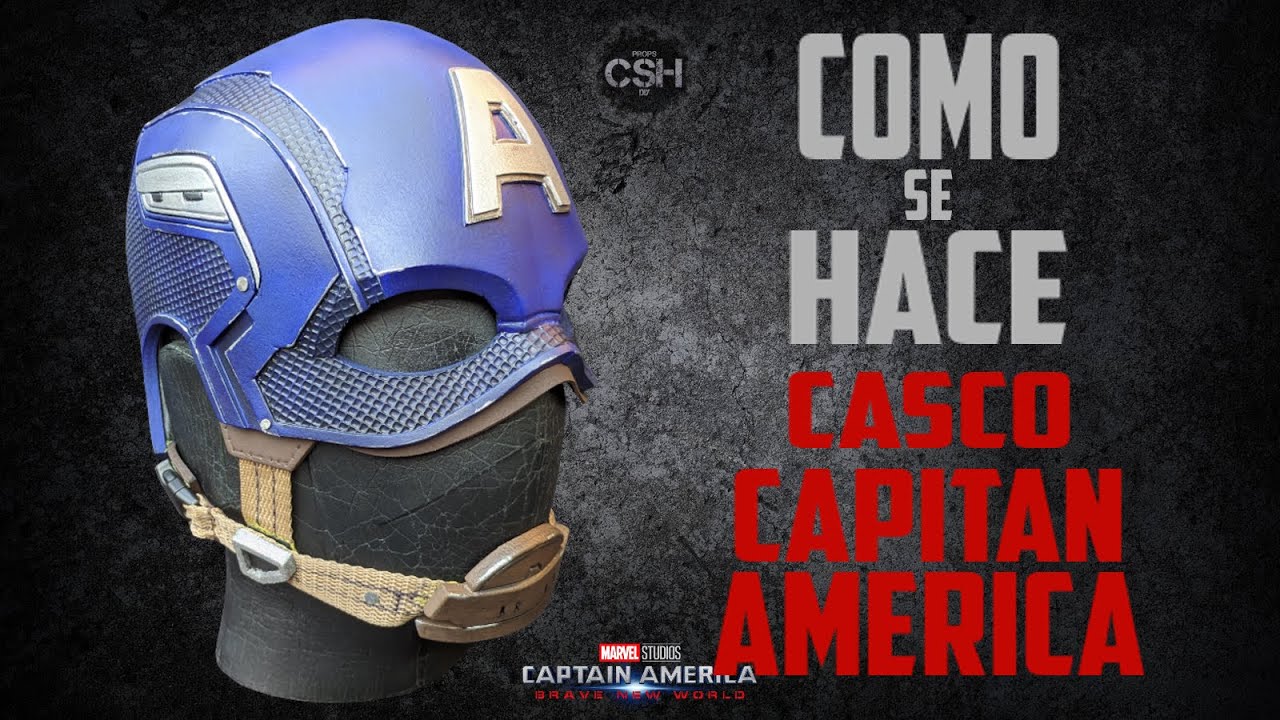 Como Se Hace: Casco Capitán América - Captain America Brave New World - Marvel - Goma Eva - DIY