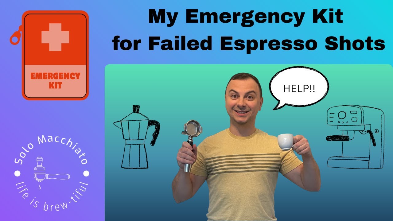 Stop wasting good coffee! My “Espresso Emergency Kit” for failed espresso shots.
