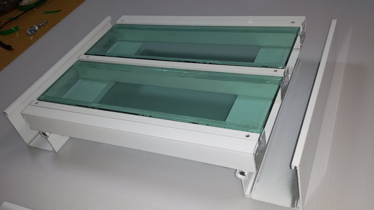 Perfil Estrutural PC 5512 e Viga Calha PC 4412 com Vidro Polysolution