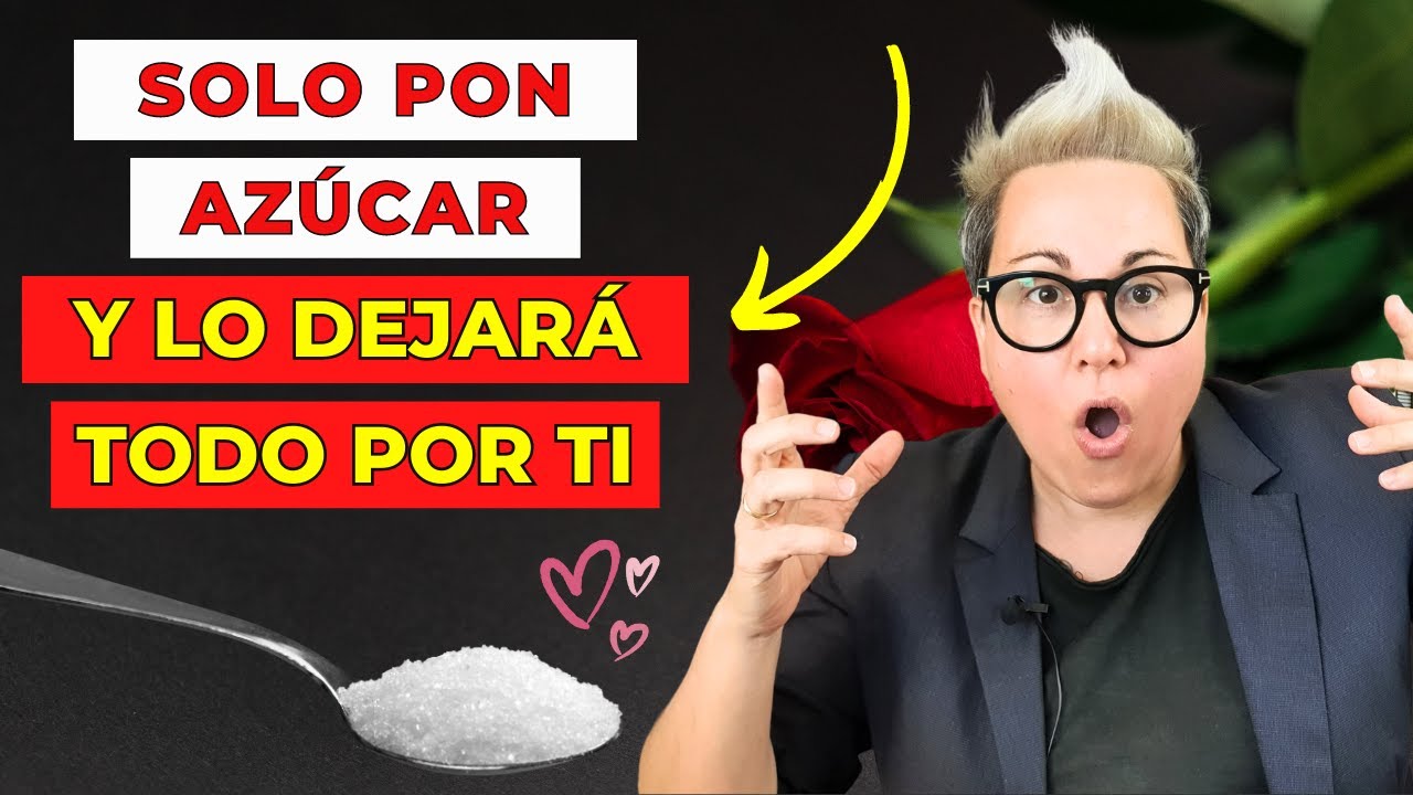 Solo mételo en azúcar! y se volverá loquito de amor por ti 💕 hechizo poderosísimo de azúcar y miel