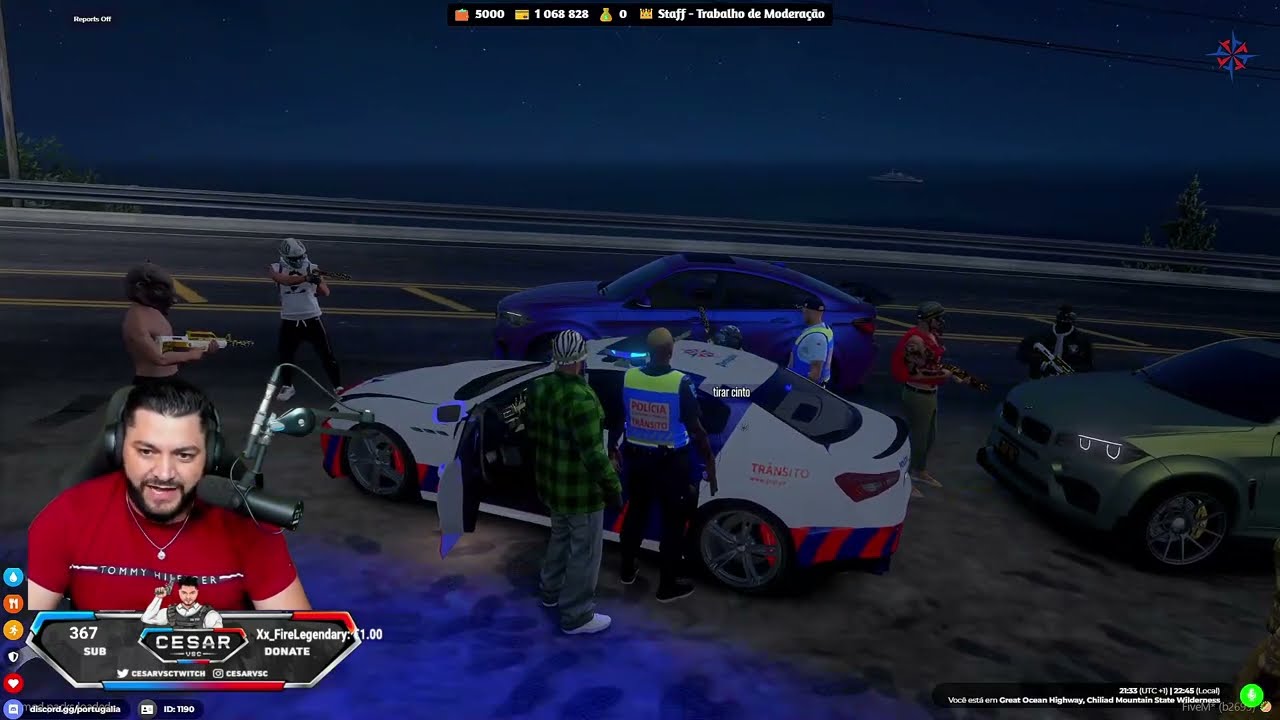CESARVSC FAZ POLICIAS DE REFEM E PEDE RESGATE PART1