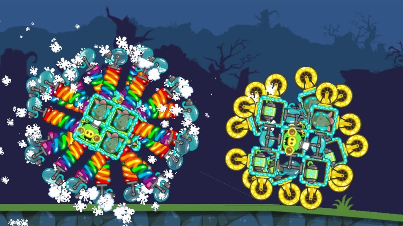 Bad Piggies - PIGGET SPINNER SILLY EXPERIMENT! (Field of Dreams)