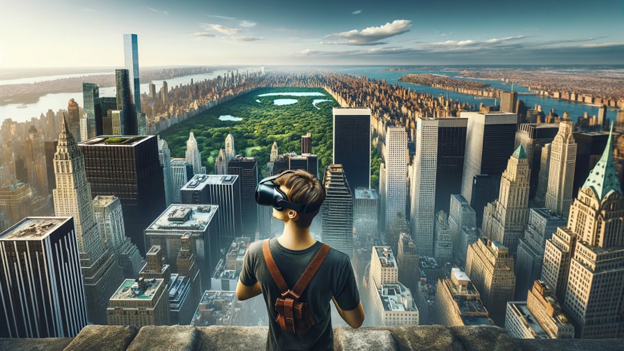 Mit der Meta Quest 3 / Quest 2 Google Earth VR mit WIFI 6 und 5 Ghz /New York zum greifen nah