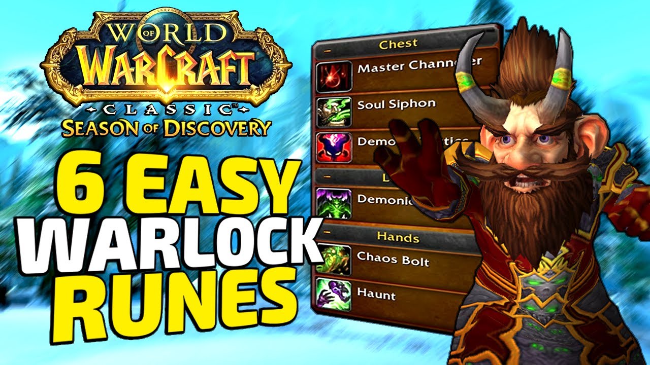 Where To Find Warlock Runes in WoW Classic Season of Discovery - 6 EASY Runes
