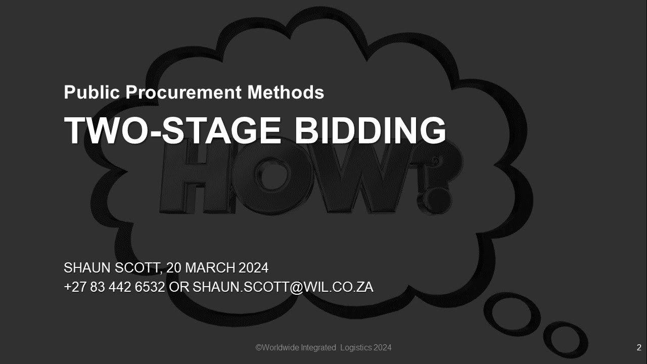 Two-Stage Bidding - What is it and when should it be used?