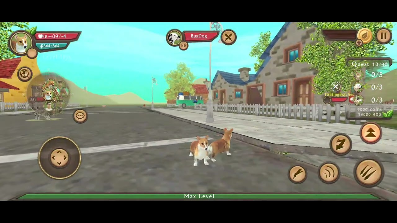 Dog Race In Dog Sim
