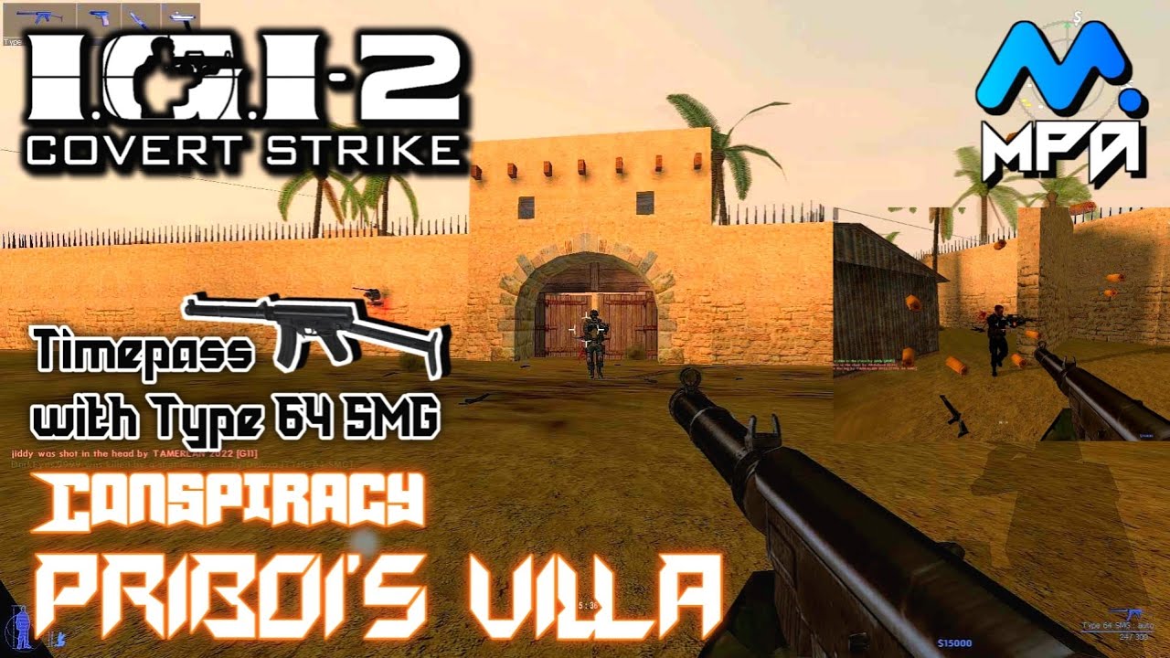 IGI 2 Multiplayer | MPA gameplay |  Smg Type-64 challange | Priboi's Villa | Conspiracy