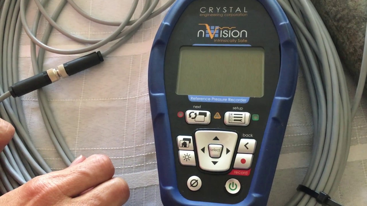 nVision Training: How to perform a hydro test using an nVision reference recorder