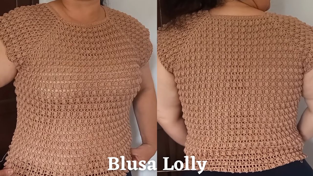 🍥Blusa LOLLY🍥 p1 #crochet #blusacrochet #passoapassodecroche #diy #facil #croche #crocheiniciantes 🍥