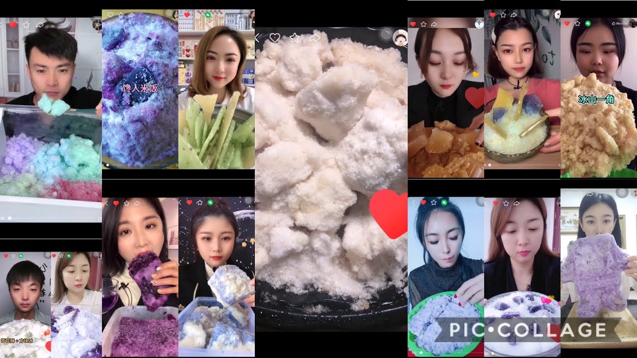 ❄️There recent ice bites🤤❄️ Powdery,Crunchy,Soft, Squeaky, Wet bites only❄️