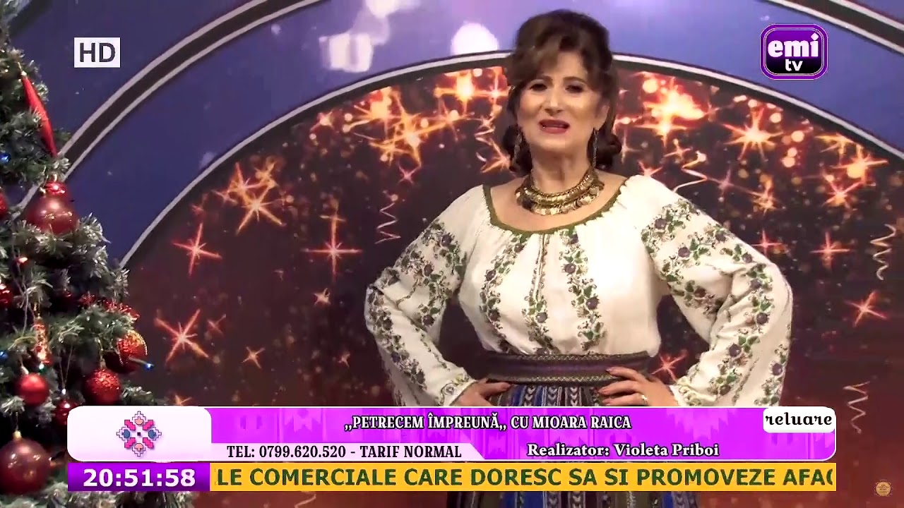 Mioara Raica - Hai cu toti la hora mare - IN DIRECT la Emi Tv ⓒ100% MUZICA POPULARA ✔️ 𝐕𝐄𝐙𝐈 𝐓𝐎𝐓❣️