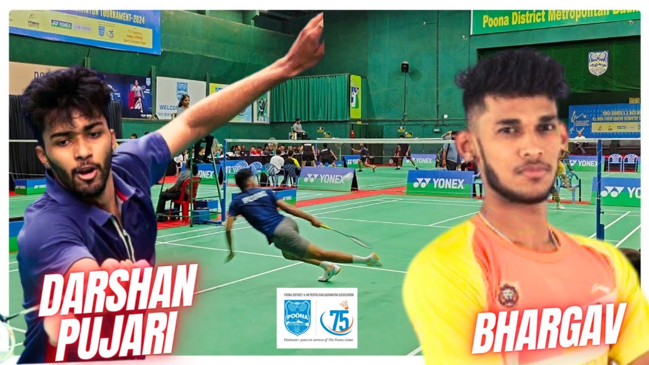 BHARGAV S VS DARSHAN PUJARI:VV NATU MEMORIAL ALL INDIA SENIOR RANKING PUNE 2024