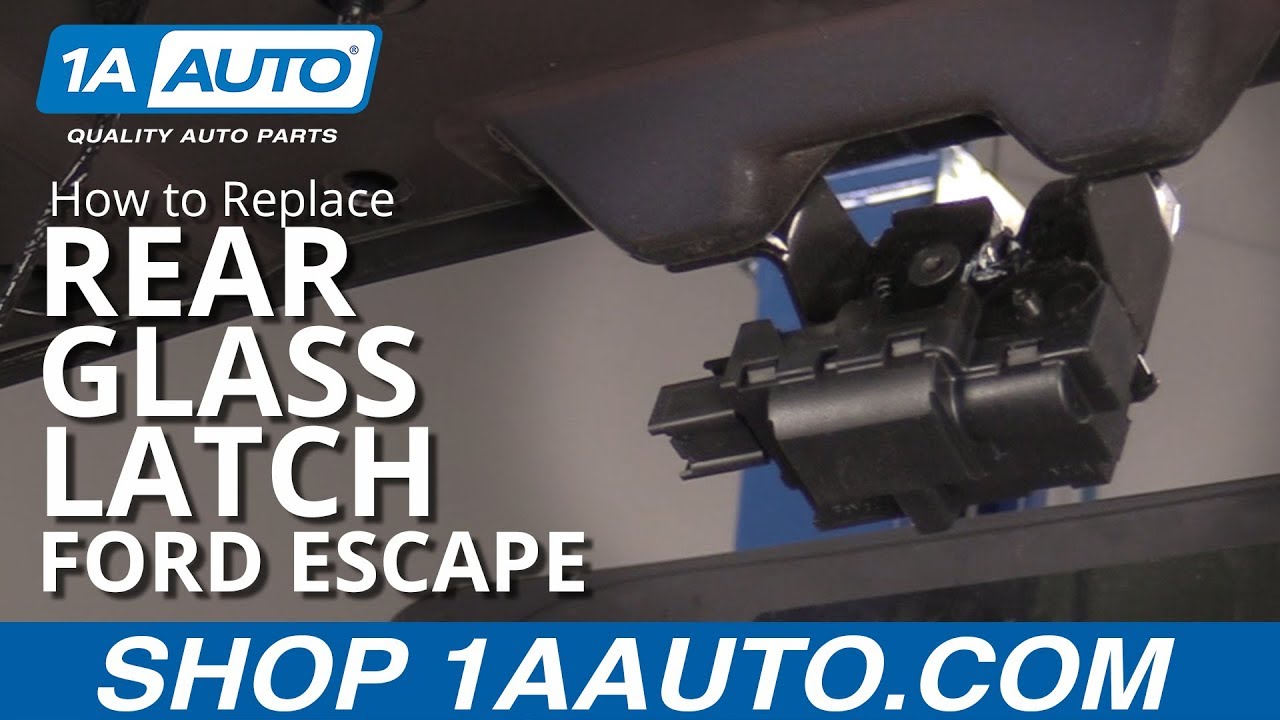 How to Replace Rear Glass Latch 08-12 Ford Escape
