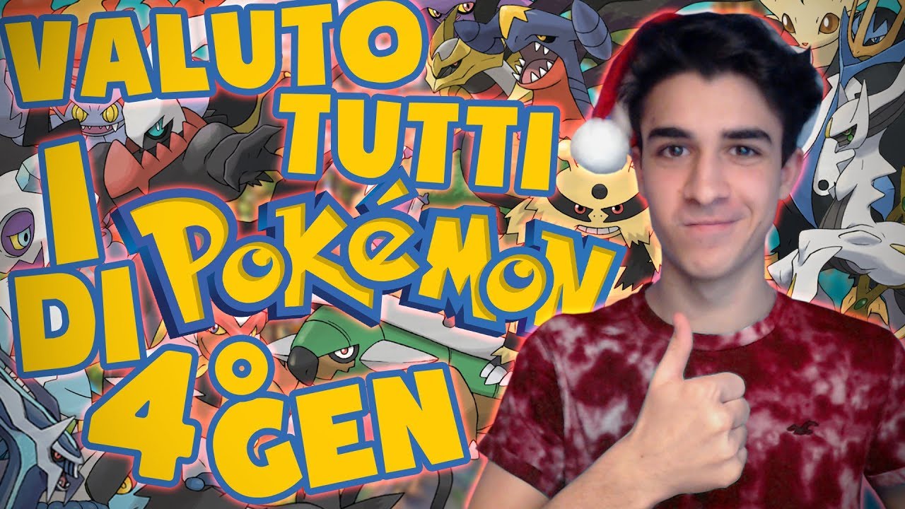 Valuto TUTTI i Pokemon di 4° GENERAZIONE!