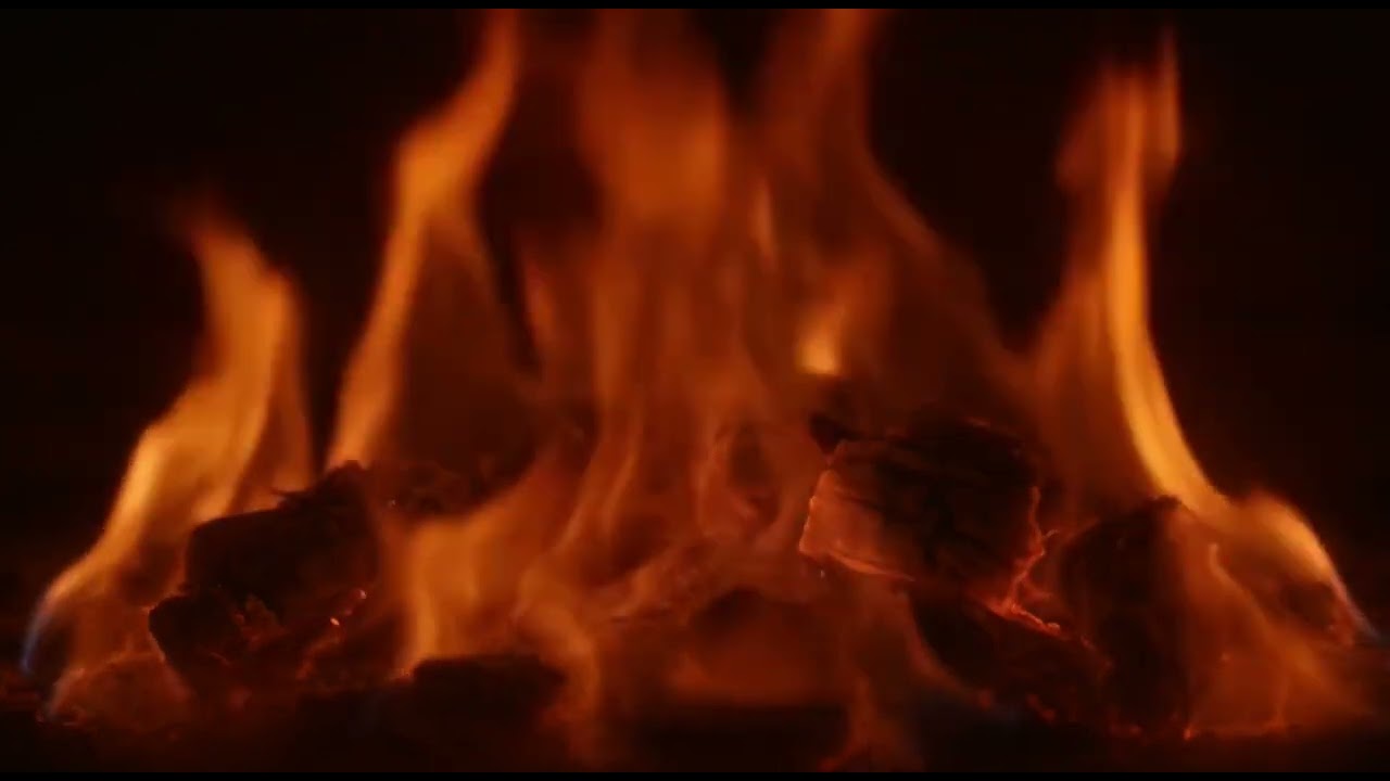 Calm Cozy Fireplace at Night | No Flicker, Deep Relaxation