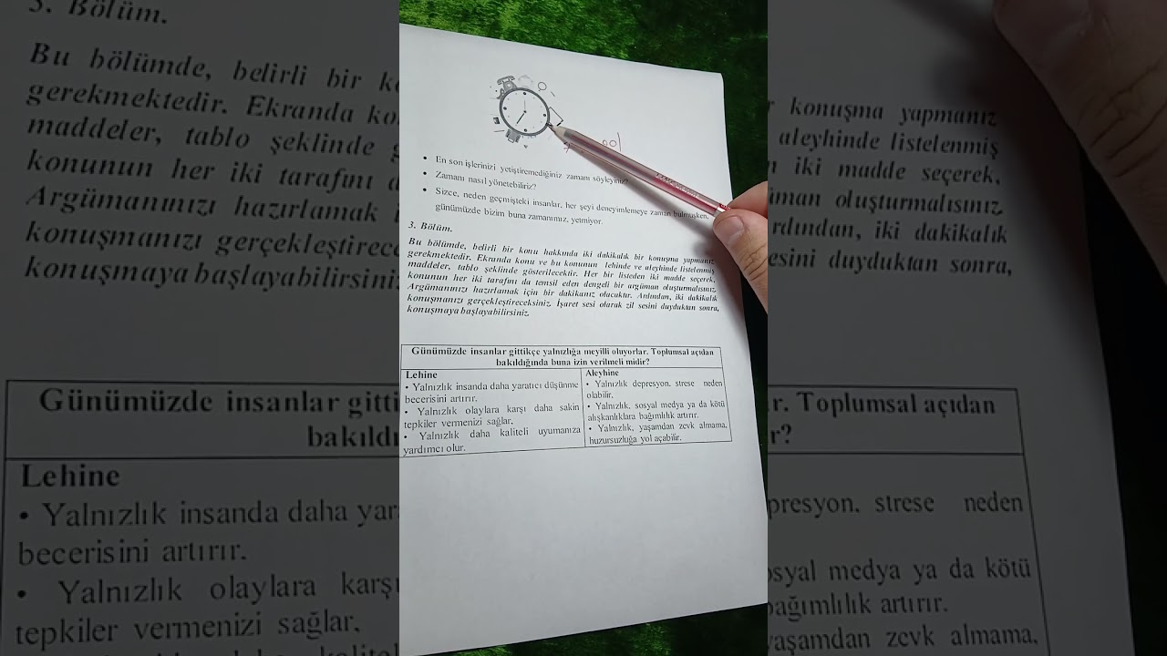 Konuşma bo'limi qanday boʻladi? Turk tili milliy sertifikati