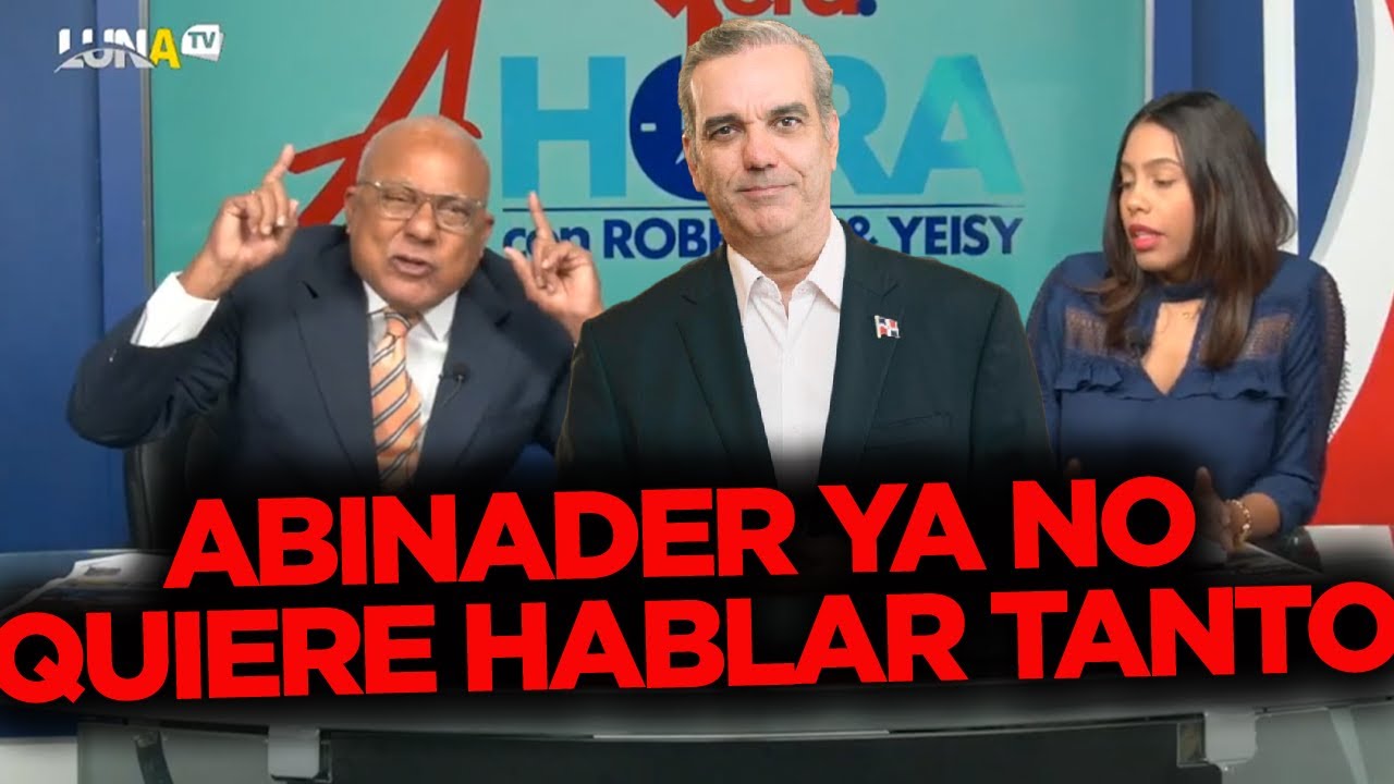 Abinader le anda corriendo a la prensa parace no quiere hablar de los corruptos de su gobierno