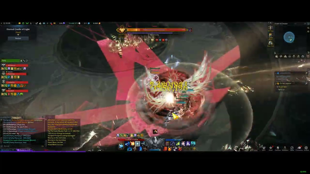 Lost Ark - 1580 Death Strike Sharpshooter after August patch - Kayangel Hard G4