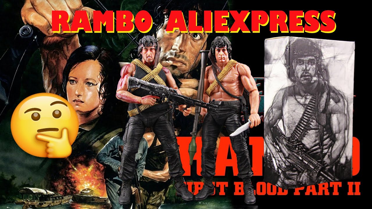 Revision de figura bootleg de Rambo II - Aliexpress