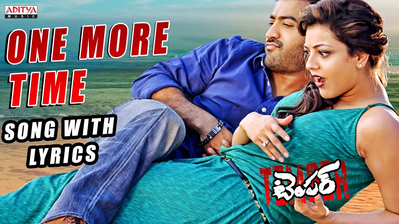 Temper Song With Lyrics - One More Time Song - Jr. NTR, Kajal Aggarwal, Anoop Rubens
