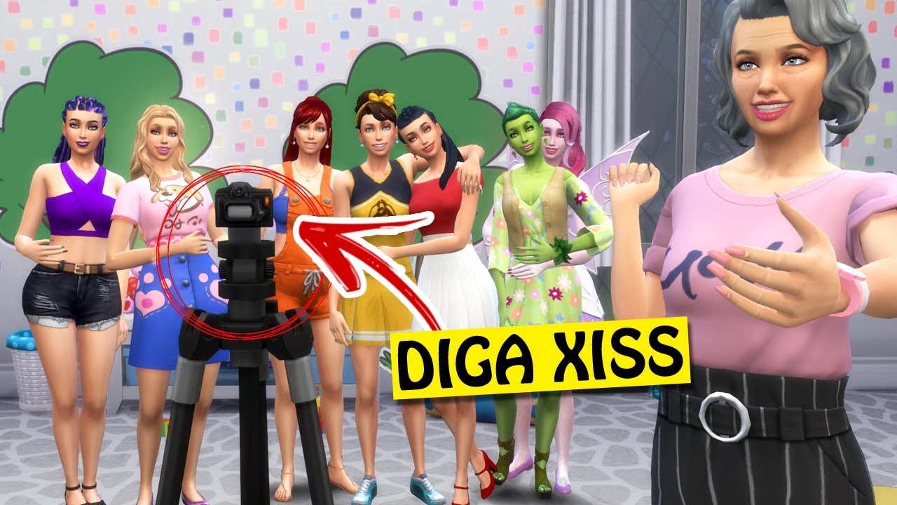 SESSÃO DE FOTOS EM FAMÍLIA #52 - Irmãs Sobrenaturais - The Sims 4