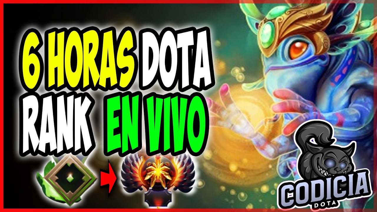 LIVE | 4 HORAS dota rol mid PUCK/INVOKER hasta ser gosu | Día 6