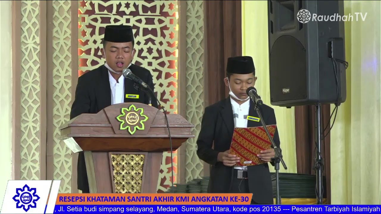 Resepsi khataman Santri Akhir KMI Angkatan ke-30