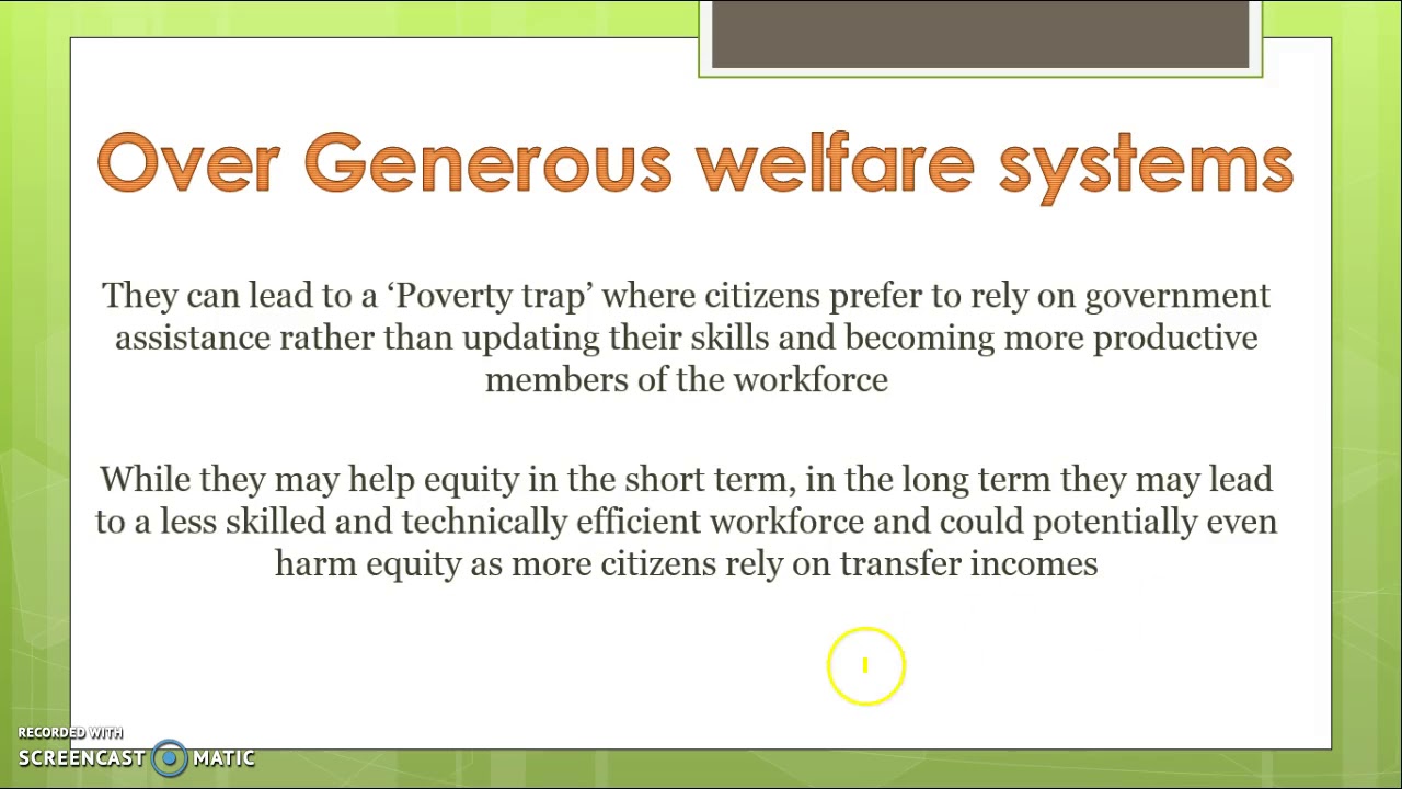 Introduction to welfare reforms