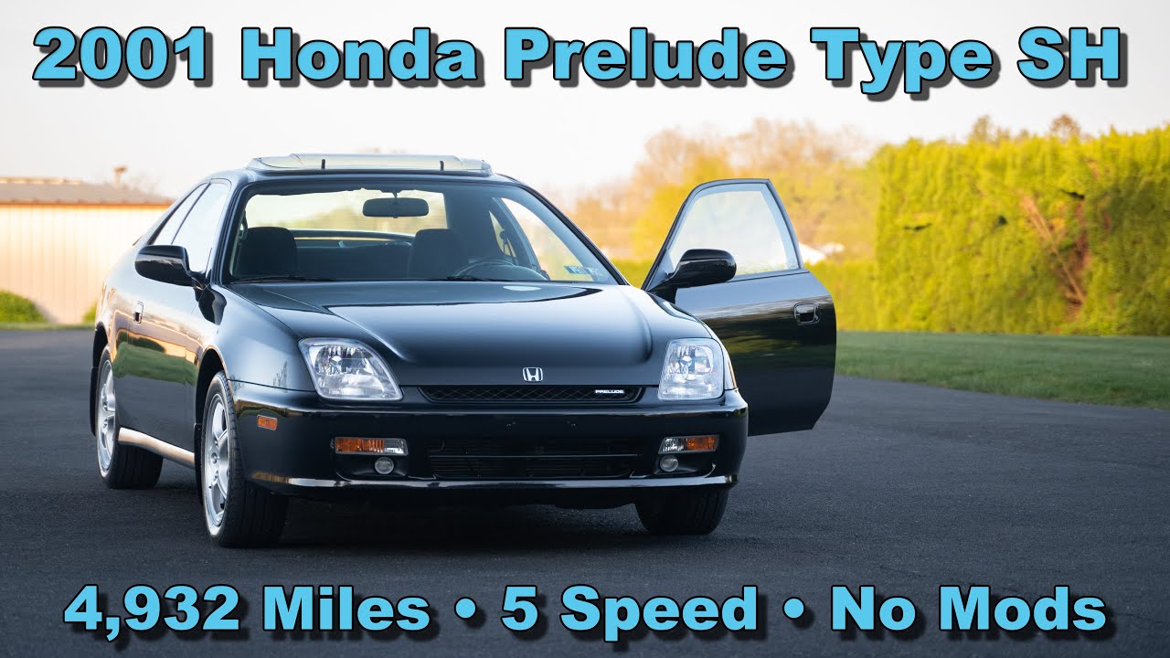 4,932 Mile 2001 Honda Prelude - Walk Around, Cold Start & Driving Video