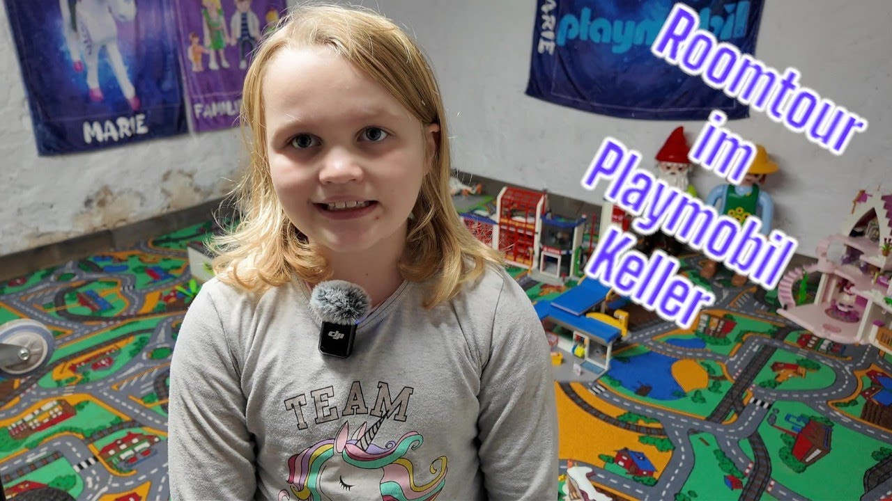 Marie zeigt euch Ihr Playmobil Zimmer im Keller / Roomtour 2024 / Spielkeller