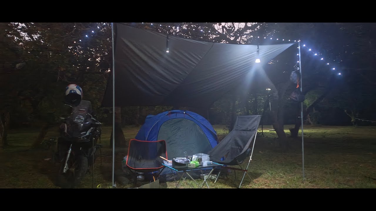 Aquascape Camping  at Isla Rebelde Camp.