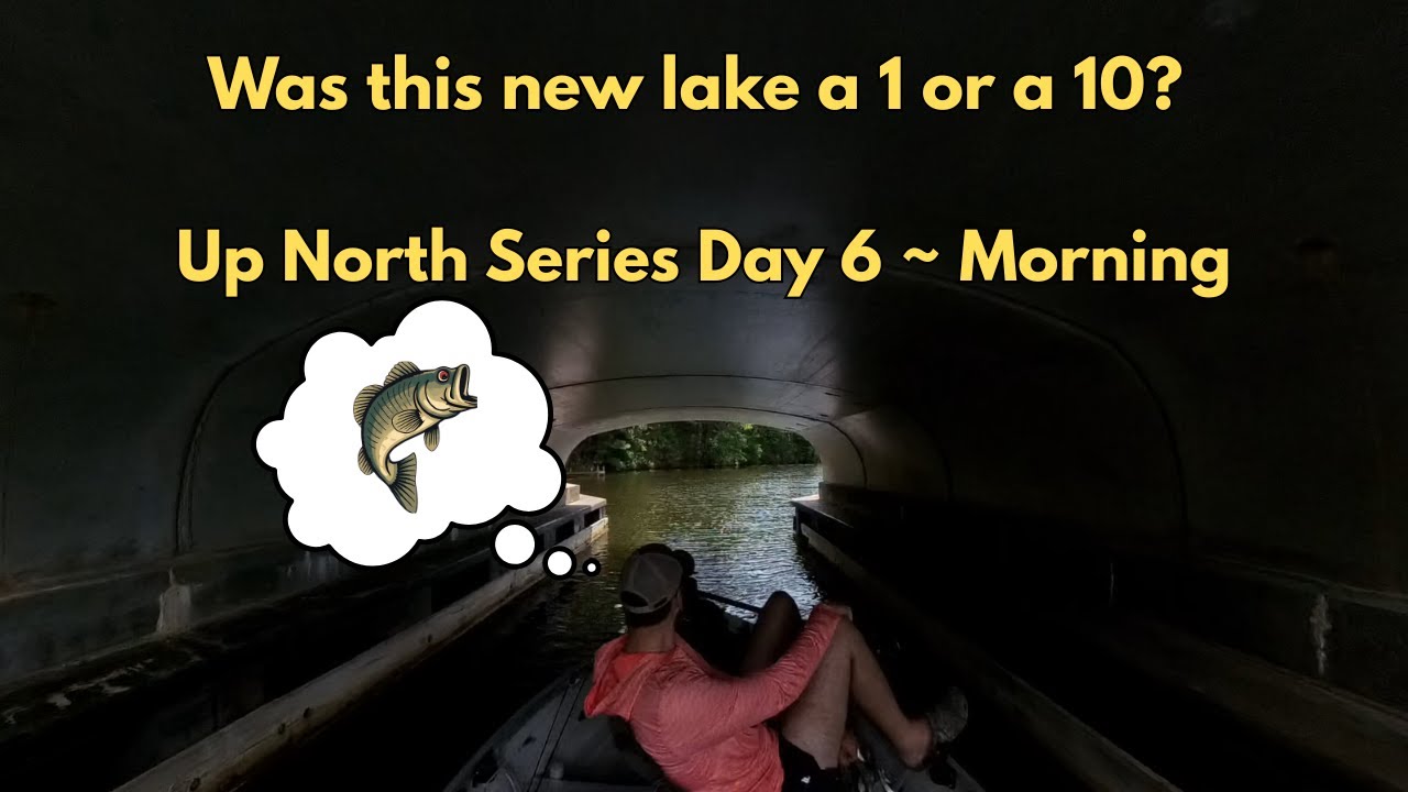 Did we pick the wrong lake? Bass fishing struggles or success? | Up North Series 2025 Day 6