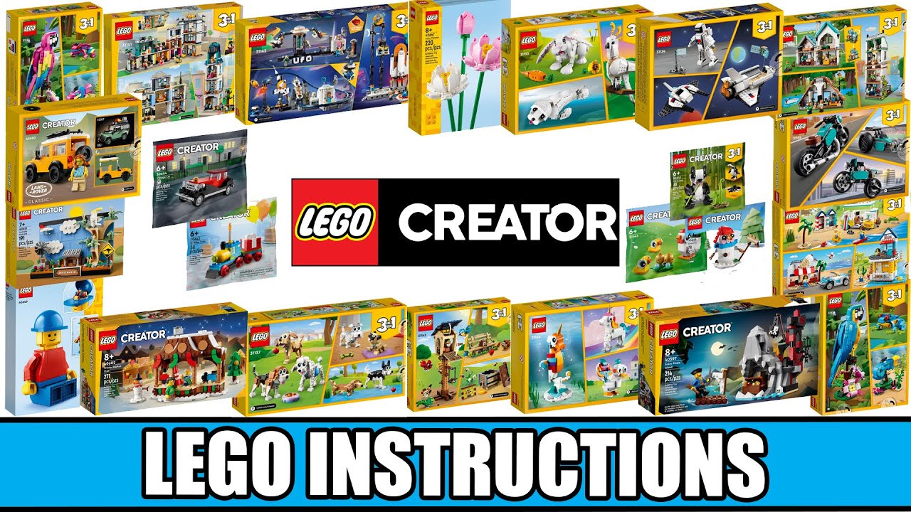 All LEGO Creator Instructions 2023 Sets