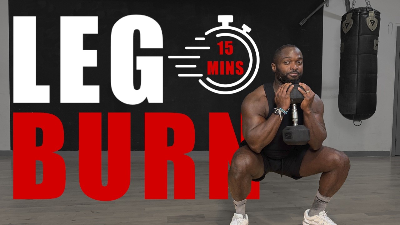 15-Minute Dumbbell Leg Workout (Glutes, Quads & Hamstrings)