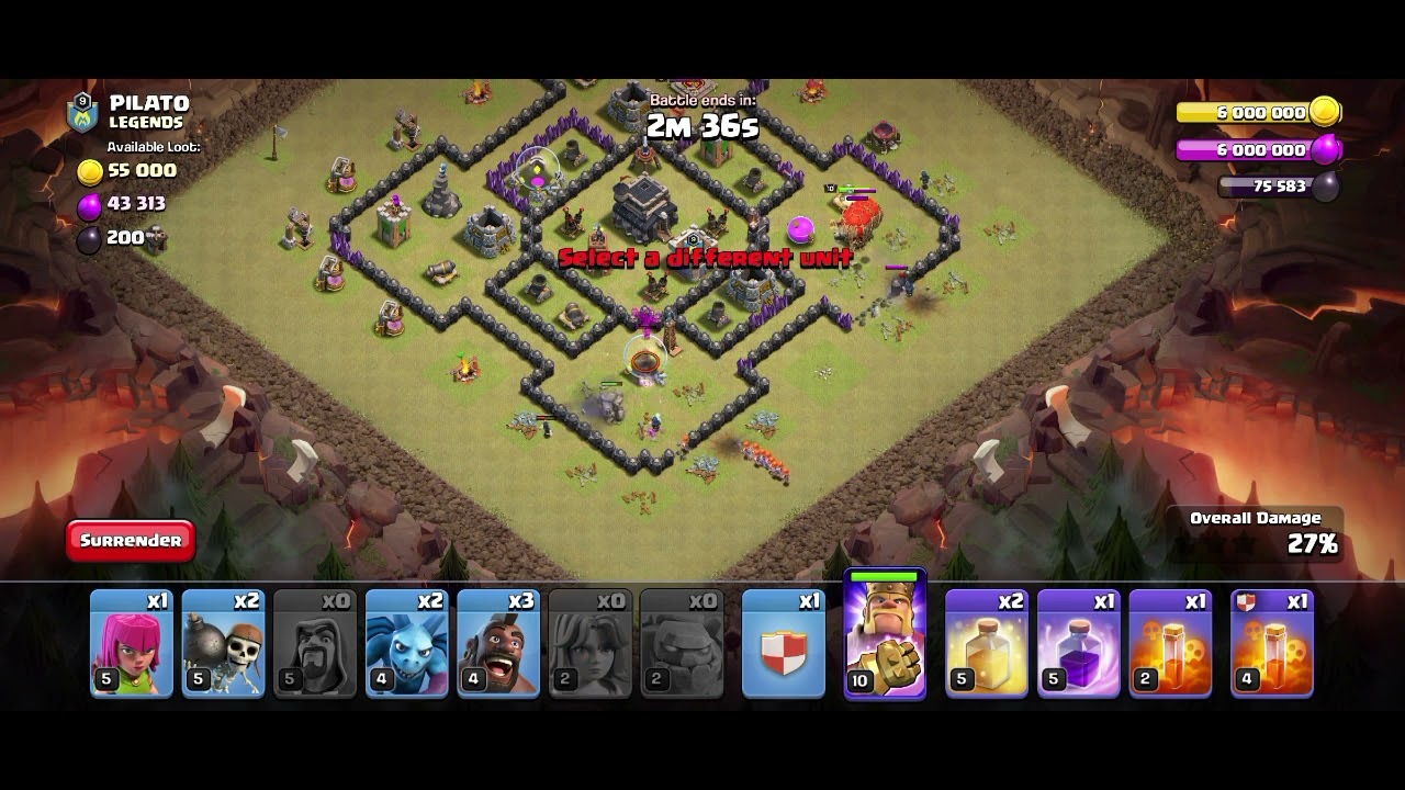 TH8 VS TH9 Attack Strategy ‼️ Clash Of Clans