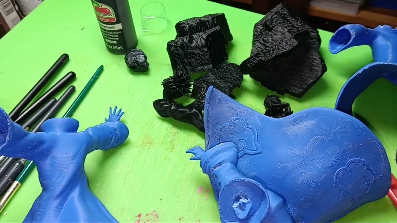 Обновление 3D-печатной статуи Джирайи против Пейна