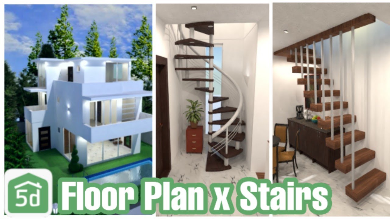 Connecting Floors + Adding Stairs + Figuring out a Floor Plan in Planner 5D | Tutorial Part 1 of 2