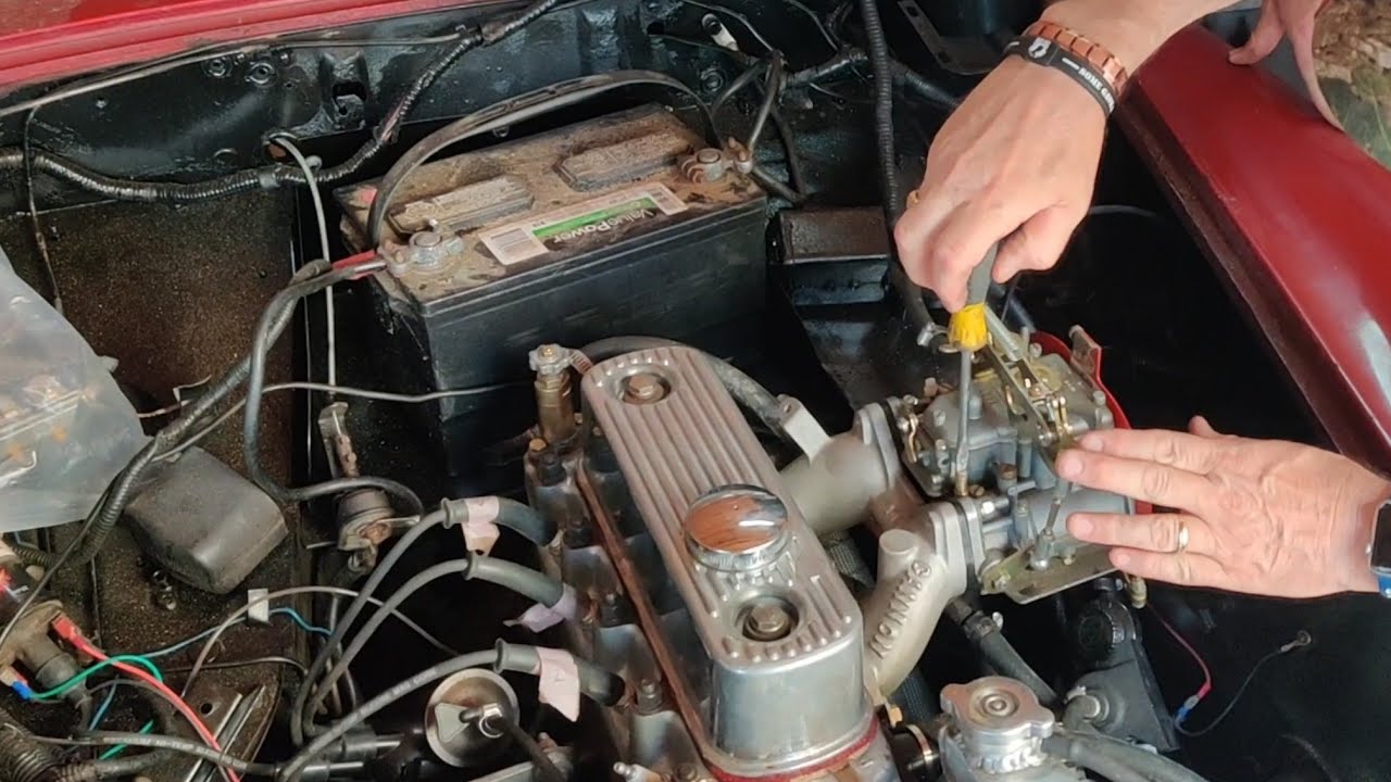 1963 Austin Healey Sprite with racing cam finally starts  & sounds insane part 5