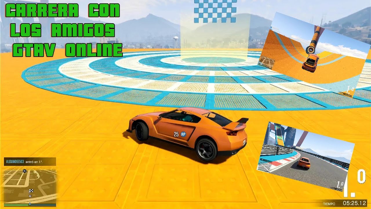 GTA 5 // CARRERA  ONLINE CON AMIGOS