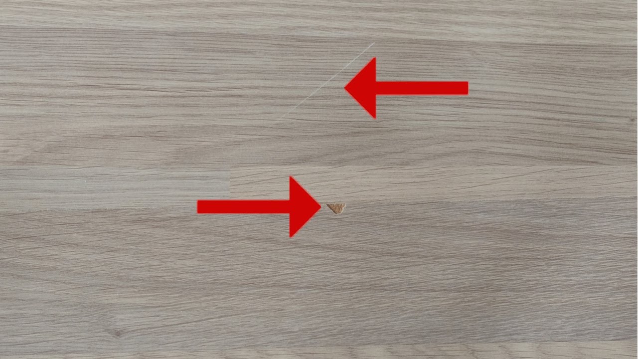 Kratzer und Stellen im Laminat verschwinden lassen - ganz einfach