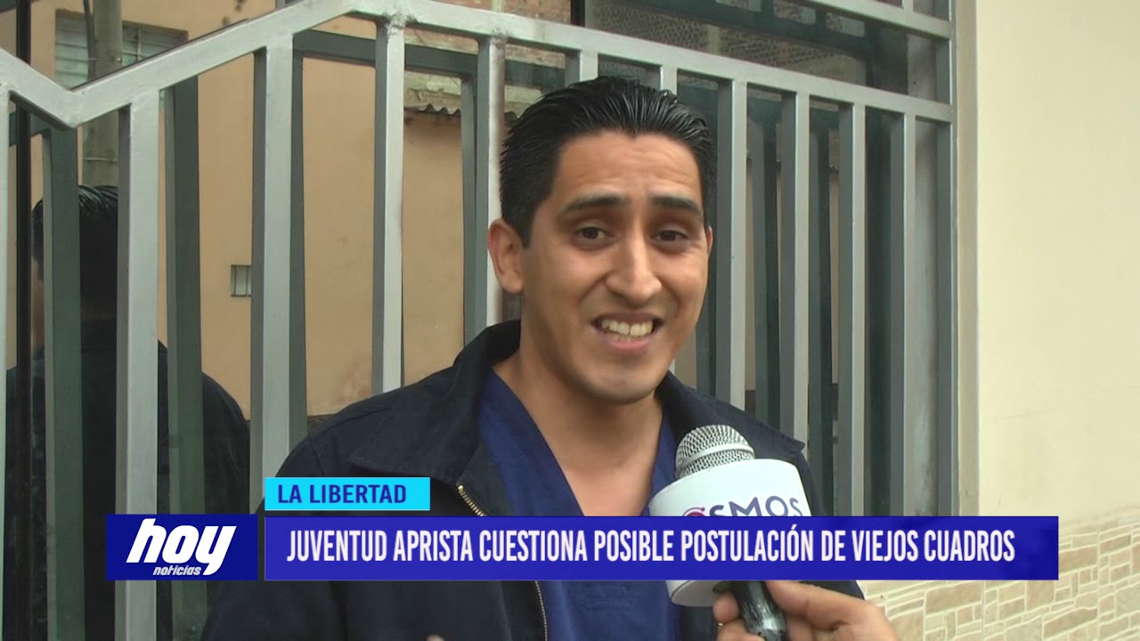 Juventud aprista cuestiona posible postulación de viejos cuadros