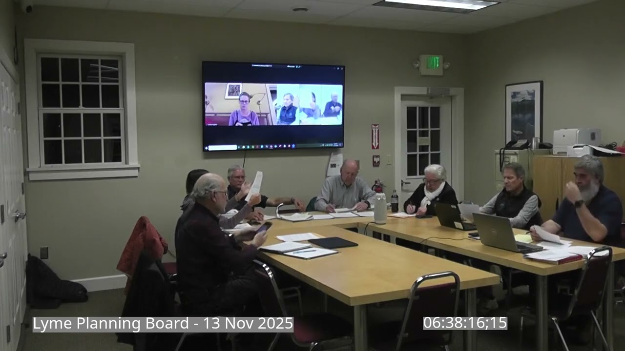 Lyme Planning Board 2025-11-13