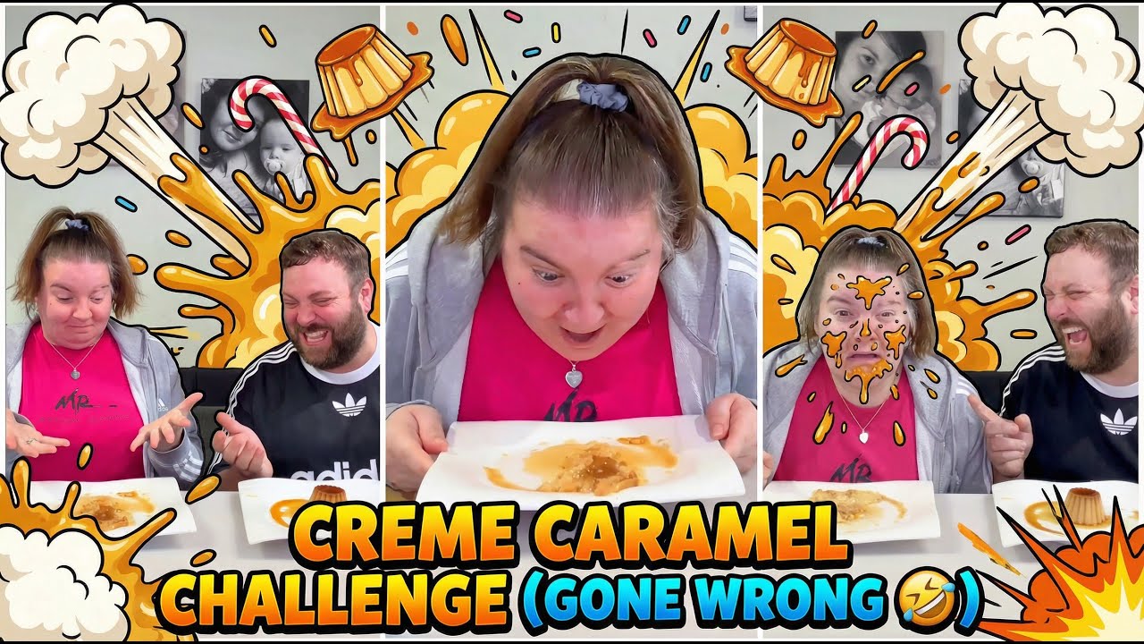 Испытание с крем-карамелью (пошло не так) 😂