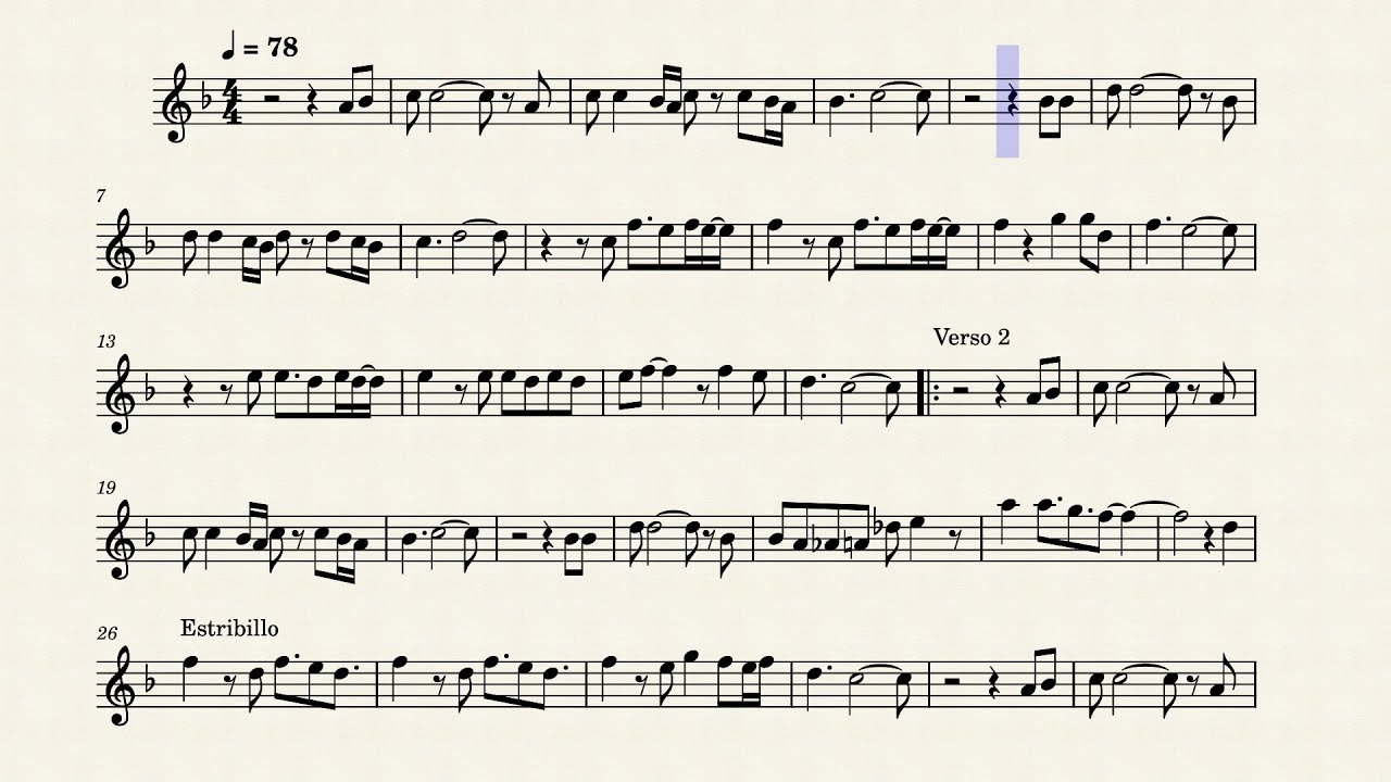 Si Nos Dejan (Partitura fácil para VIOLIN)