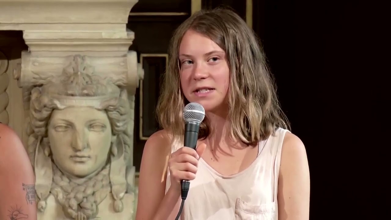 Greta Thunberg attends finance summit in Paris